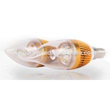 CE / Rosh approuvé, bougie led en Chine, E14 3W 4W 5W Led Bougie avec